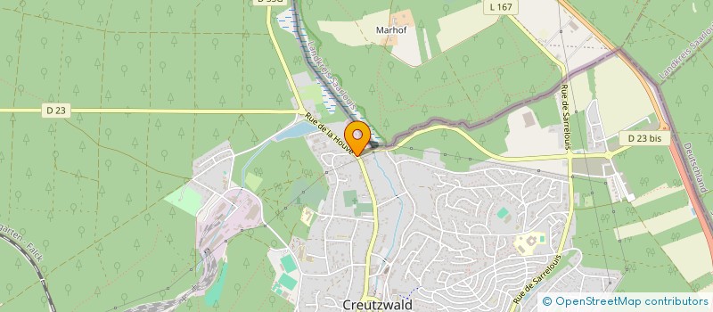 localisation de l'entreprise SCI AM DESIGN IMMO  CREUTZWALD