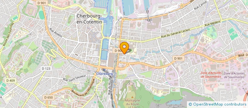localisation de l'entreprise SCI AM/DJ à CHERBOURG-EN-COTENTIN