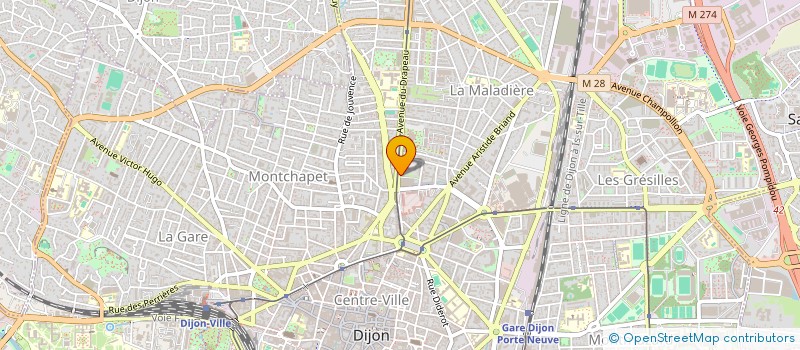 localisation de l'entreprise SCI AM-GESTION à DIJON