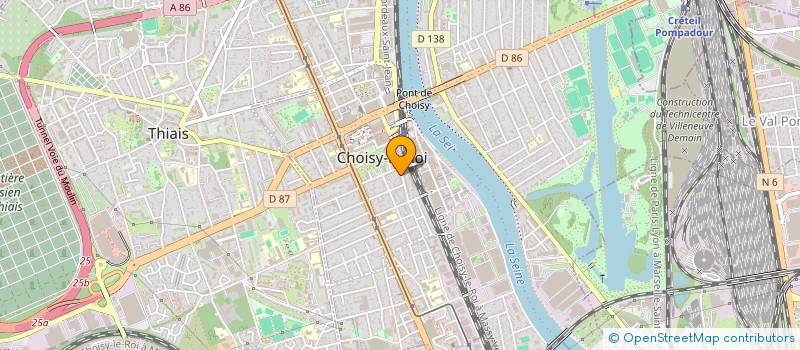 localisation de l'entreprise SCI AM IMMO à CHOISY-LE-ROI