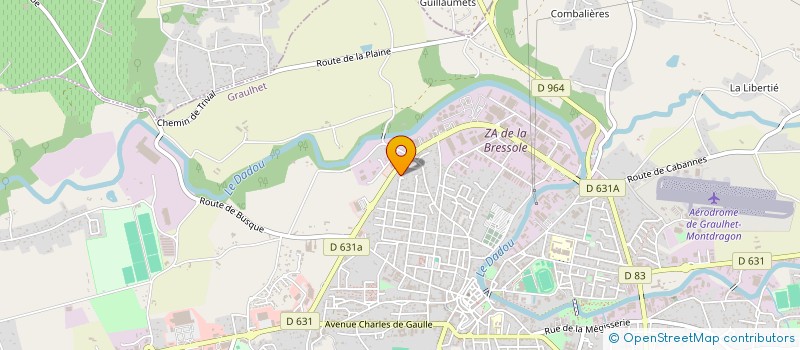 localisation de l'entreprise SCI AM.IMMO.RN  GRAULHET