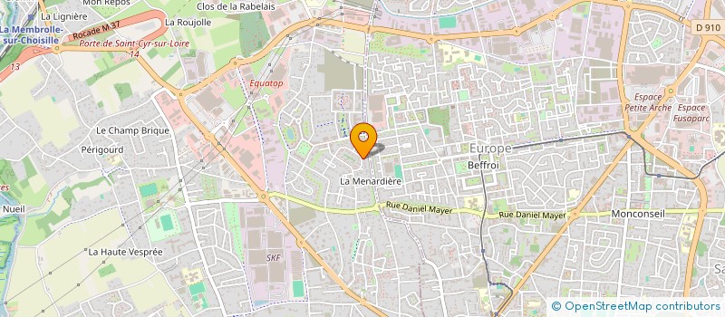 localisation de l'entreprise SCI AM IMMOBILIER  SAINT-CYR-SUR-LOIRE