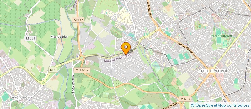 localisation de l'entreprise SCI AM INVEST  SAINT-JEAN-DE-VEDAS