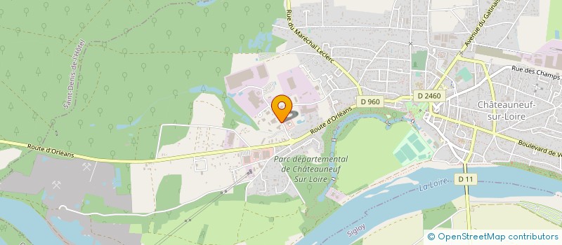 localisation de l'entreprise SCI AM PLACEMENT à CHATEAUNEUF-SUR-LOIRE
