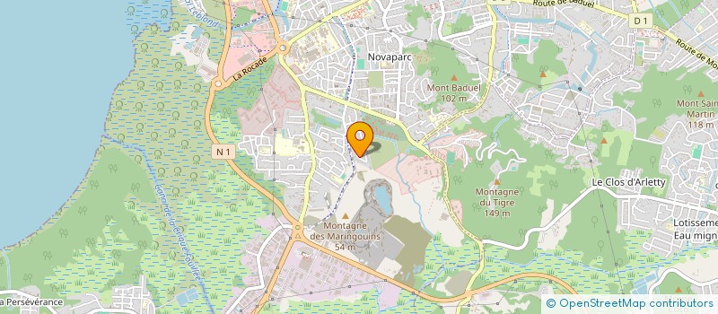 localisation de l'entreprise SCI AM REV  CAYENNE