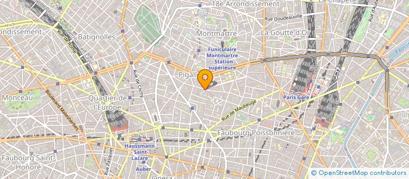localisation de l'entreprise SCI AM RODIER  PARIS
