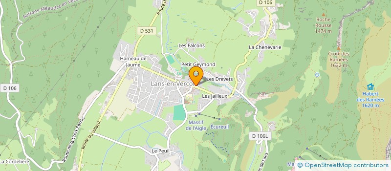 localisation de l'entreprise SCI AM SPORT  LANS-EN-VERCORS