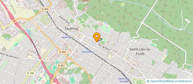 localisation de l'entreprise SCI AM VAUCELLES  TAVERNY