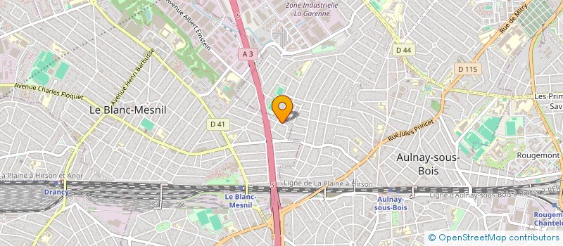 localisation de l'entreprise SCI AM-VETO à LE BLANC-MESNIL