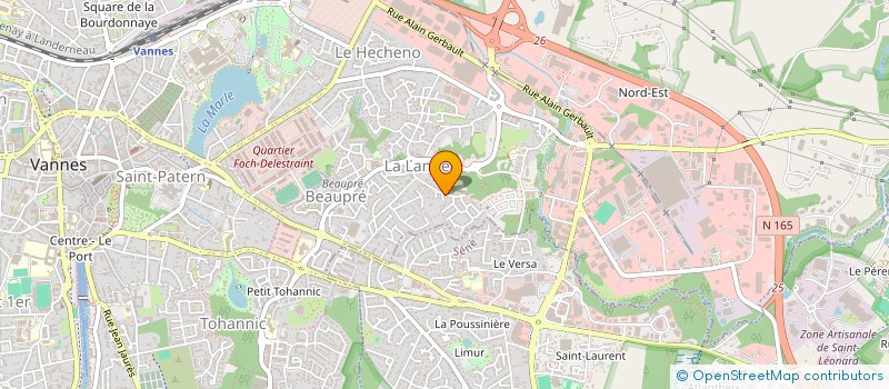 localisation de l'entreprise SCI AM1 à VANNES