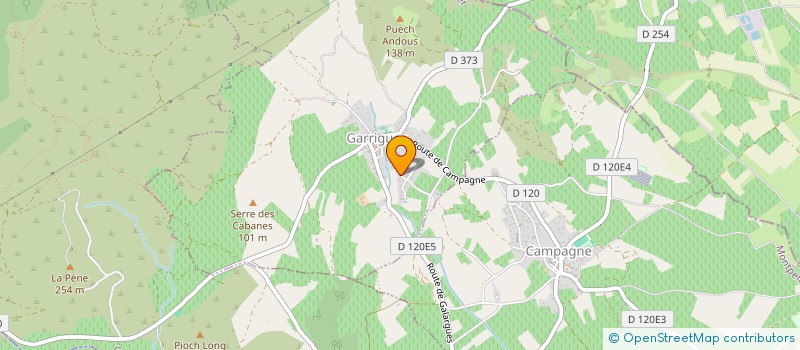 localisation de l'entreprise SCI AM2  SAINT-GENIES-DES-MOURGUES