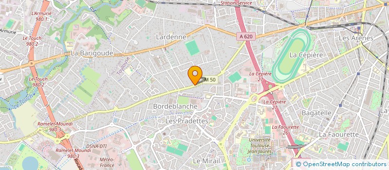 localisation de l'entreprise SCI AM2B à TOULOUSE