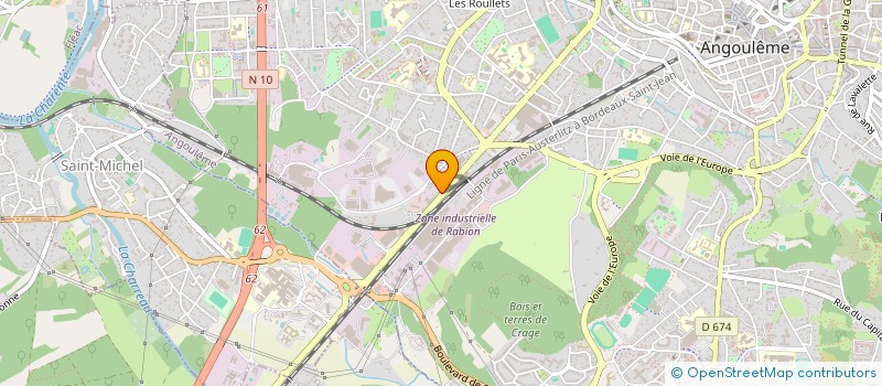 localisation de l'entreprise SCI AM2H à ANGOULEME