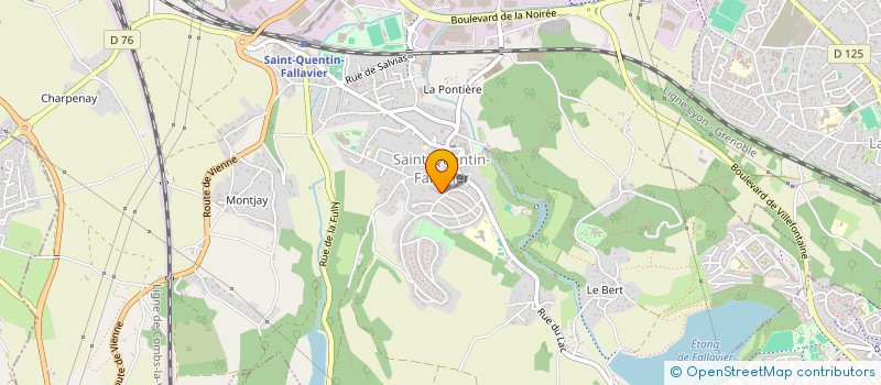 localisation de l'entreprise SCI AM3S  SAINT-QUENTIN-FALLAVIER