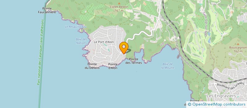 localisation de l'entreprise SCI AM6 à SAINT-CYR-SUR-MER
