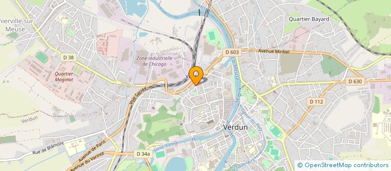 localisation de l'entreprise SCI AMA à VERDUN