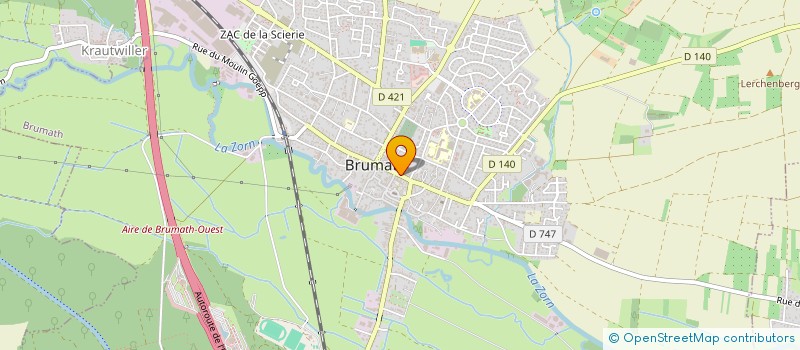 localisation de l'entreprise SCI AMA  BRUMATH