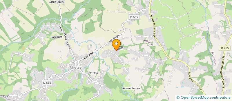 localisation de l'entreprise SCI AMA  AHETZE