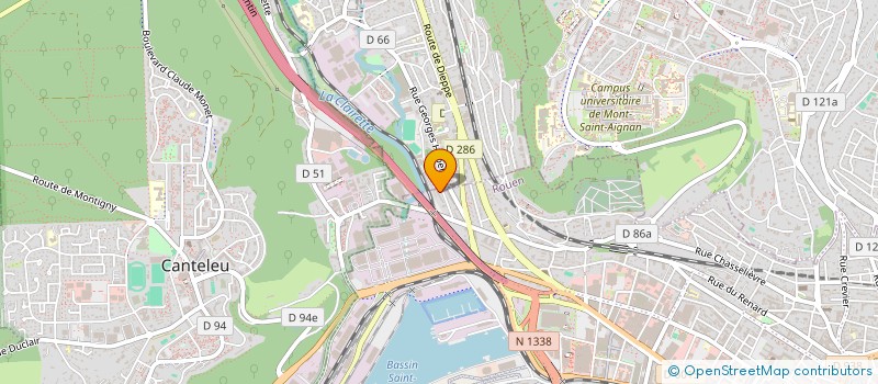 localisation de l'entreprise SCI AMA à ROUEN