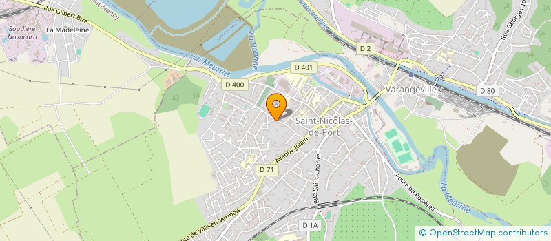 localisation de l'entreprise SCI AMA  SAINT NICOLAS DE PORT