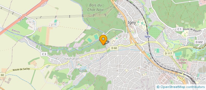 localisation de l'entreprise SCI AMA  VAUHALLAN