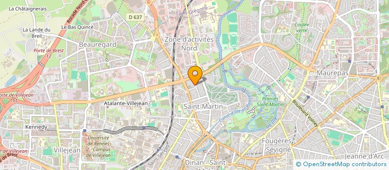 localisation de l'entreprise SCI AMA  RENNES