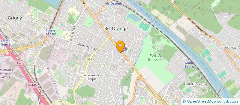 localisation de l'entreprise SCI AMA à RIS-ORANGIS