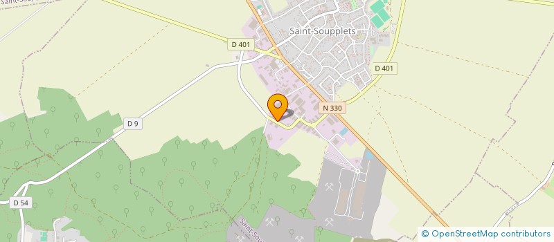 localisation de l'entreprise SCI AMA  SAINT-SOUPPLETS