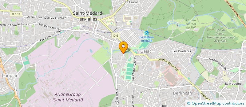 localisation de l'entreprise SCI AMA  SAINT-MEDARD-EN-JALLES