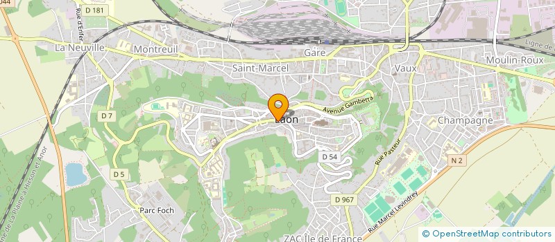 localisation de l'entreprise SCI AMA à LAON