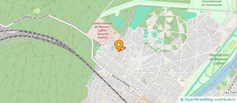 localisation de l'entreprise SCI AMA  MAISONS-LAFFITTE