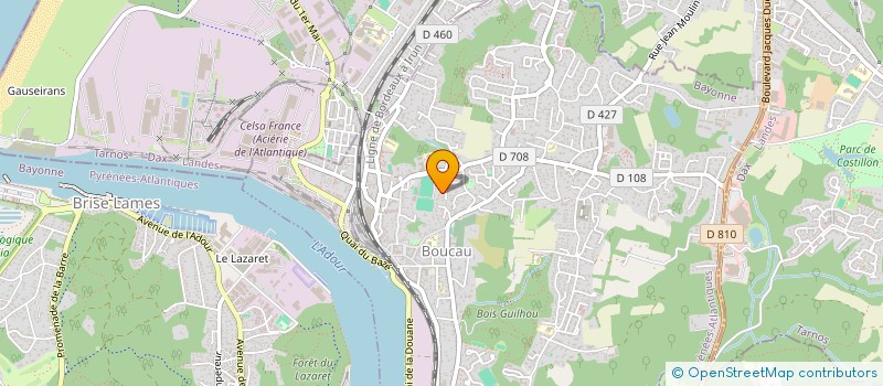 localisation de l'entreprise SCI AMA ALABA  BOUCAU