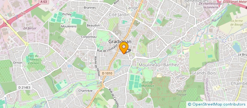 localisation de l'entreprise SCI AMA BAITA  GRADIGNAN