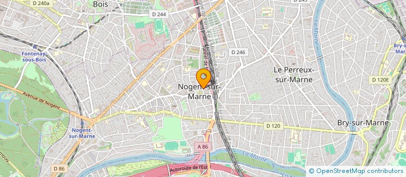 localisation de l'entreprise SCI AMA-DIALLO  NOGENT-SUR-MARNE