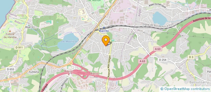 localisation de l'entreprise SCI AMA-ETXEA à BIARRITZ