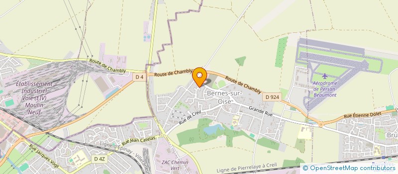 localisation de l'entreprise SCI AMA OURA  BERNES-SUR-OISE