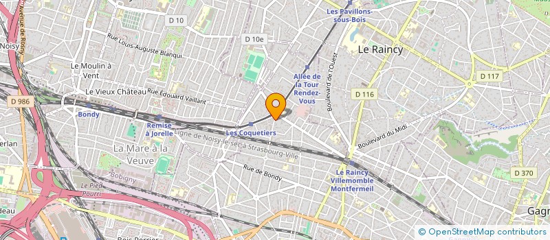 localisation de l'entreprise SCI AMA ROSERAIE à VILLEMOMBLE