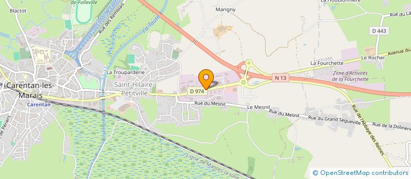 localisation de l'entreprise SCI AMAA à CARENTAN-LES-MARAIS