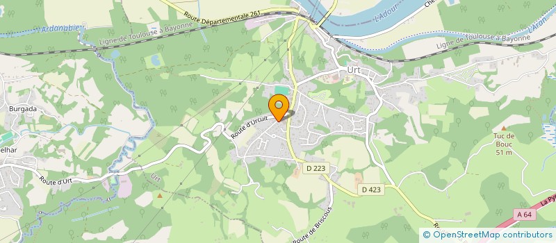 localisation de l'entreprise SCI AMAALABA  URT