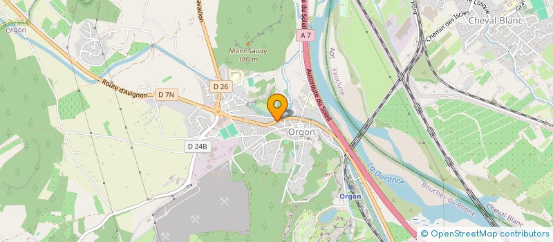 localisation de l'entreprise SCI AMAALAM  ORGON