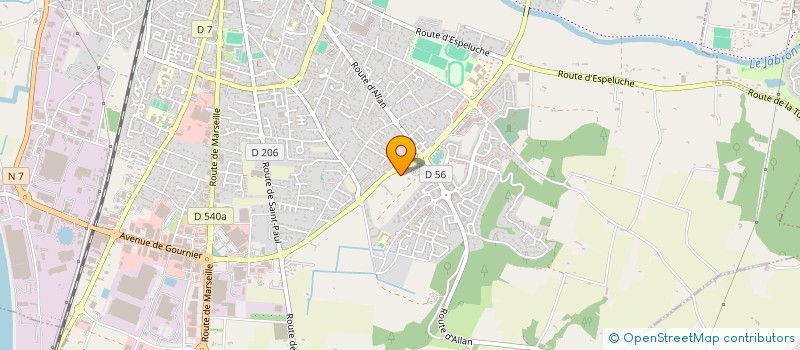 localisation de l'entreprise SCI AMAC à MONTELIMAR