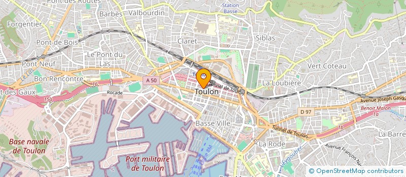 localisation de l'entreprise SCI AMAC  TOULON