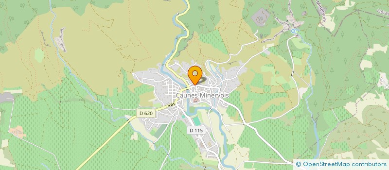 localisation de l'entreprise SCI AMACAISE à CAUNES-MINERVOIS
