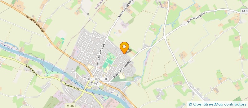 localisation de l'entreprise SCI AMACLEM à QUESNOY-SUR-DEULE