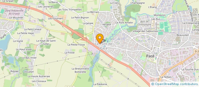 localisation de l'entreprise SCI AMADEUS à PACE