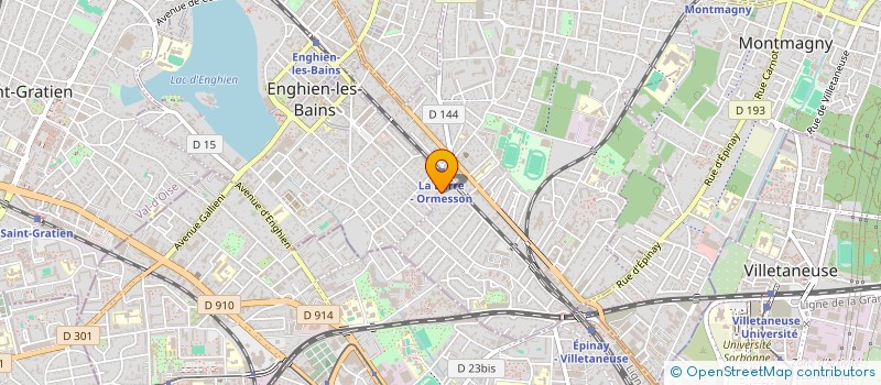 localisation de l'entreprise SCI AMADEUS  ENGHIEN-LES-BAINS