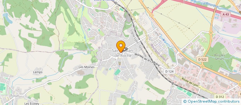 localisation de l'entreprise SCI AMADJI  SAINT-ALBAN-DE-ROCHE