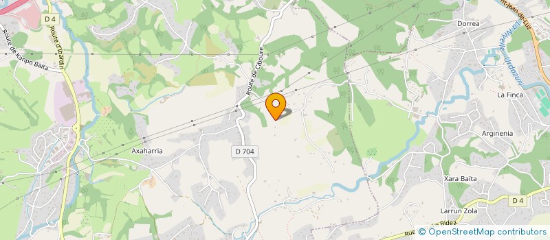 localisation de l'entreprise SCI AMADO à URRUGNE