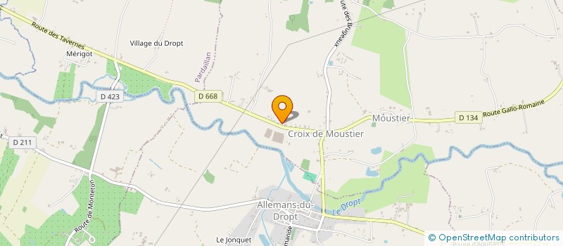 localisation de l'entreprise SCI AMADYS  AGNAC