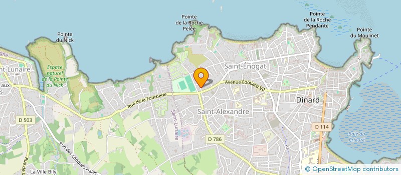 localisation de l'entreprise SCI AMAEA  DINARD